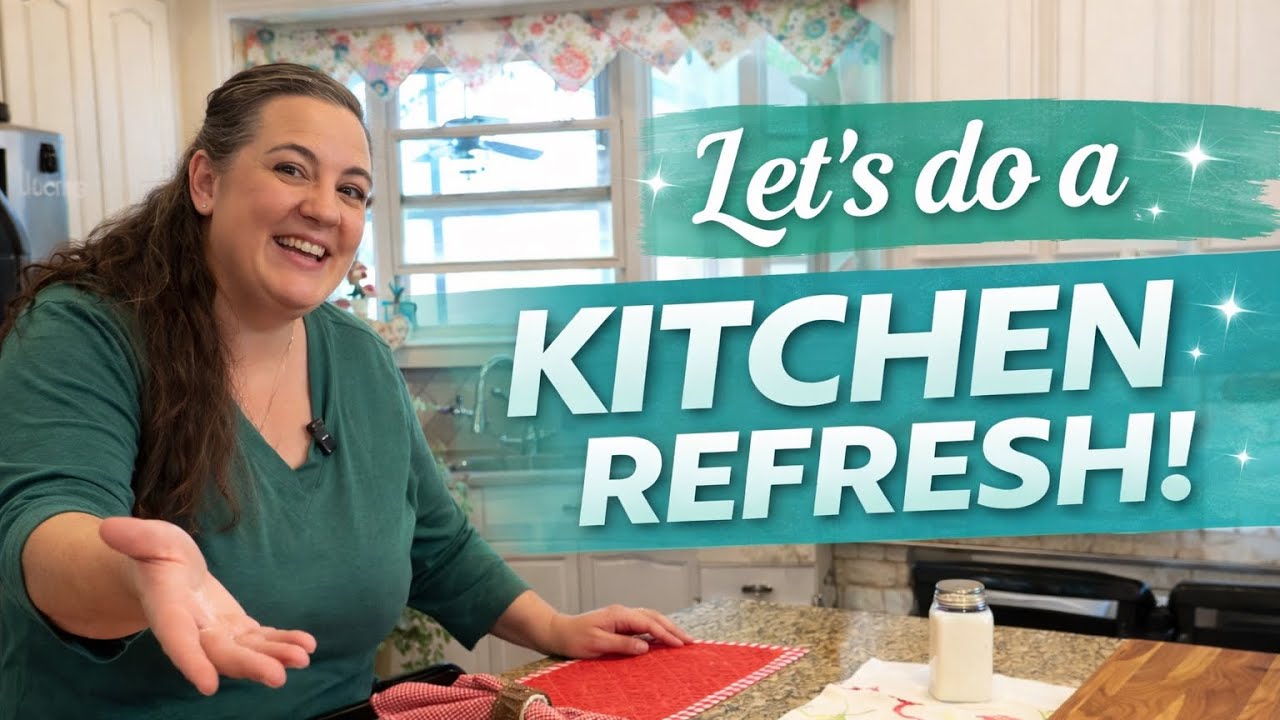 I Might Regret This… Monthly Kitchen Refresh?! 😬 belated valentine decorating. 