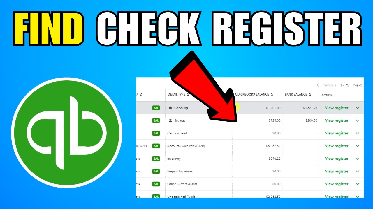 How To Find Check Register In QuickBooks Online (2026) (Complete Guide)