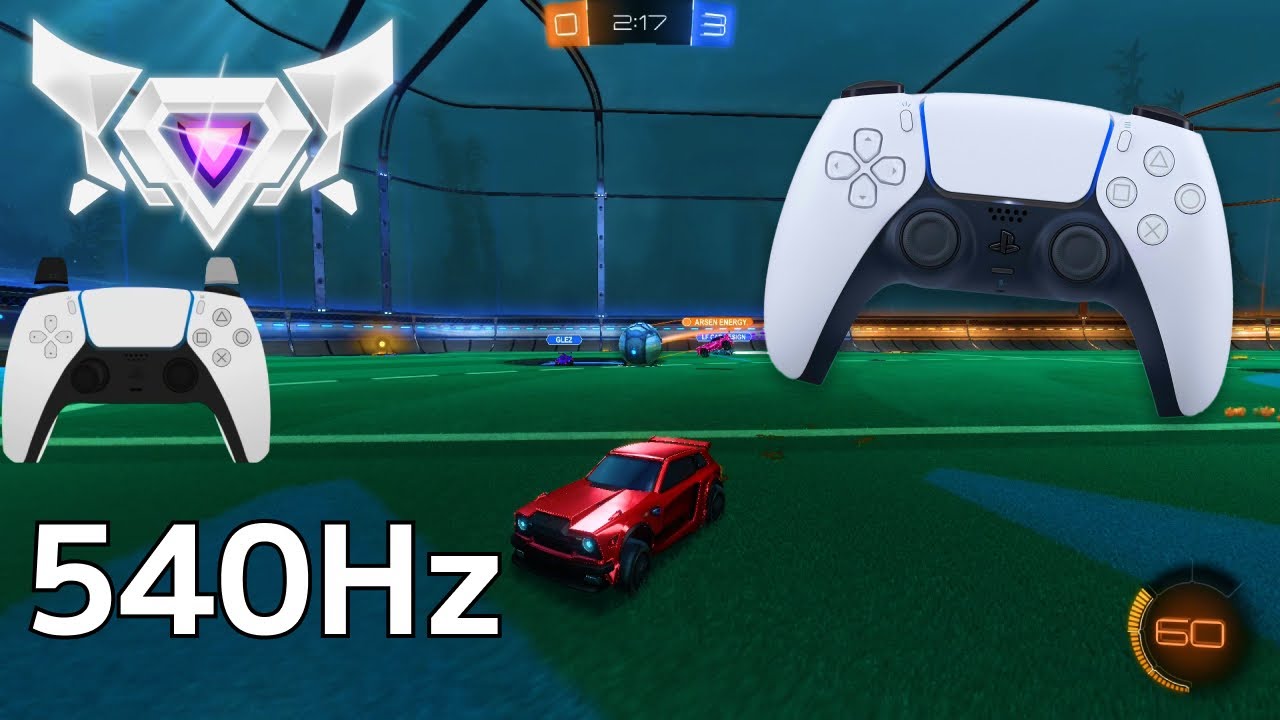 PS5 Controller ASMR 😴 Rocket League Ranked🏆 Satisfying 360 FPS 4K