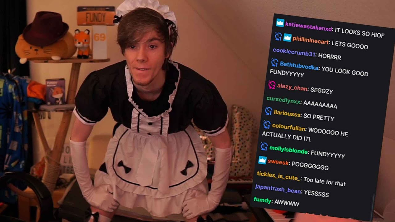 My stream made me wear this...