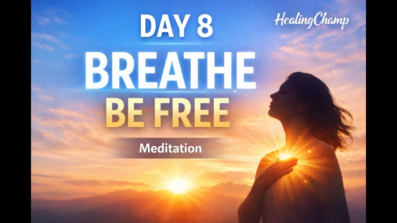 Day 8 Meditation  Breathe Into Freedom | Break Alcohol & Smoking Addiction  8/41 days