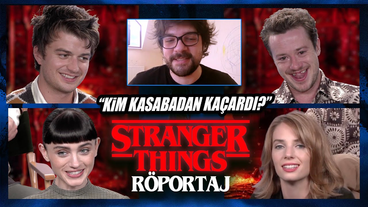 STRANGER THINGS Oyuncuları ile Tanıştık: #strangerthings 4. Sezon Röportajı NETFLIX