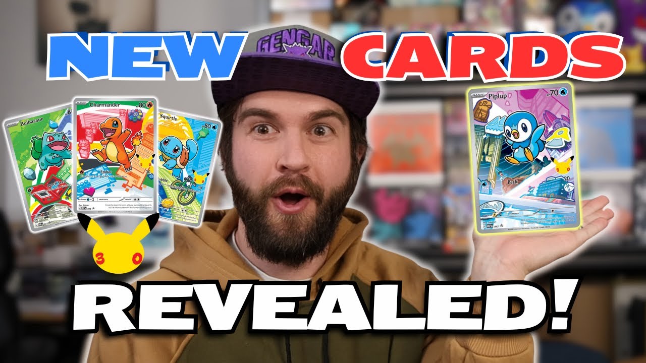 NEW Pokemon Cards Revealed! 30th Anniversary First Partner Illustration Rares