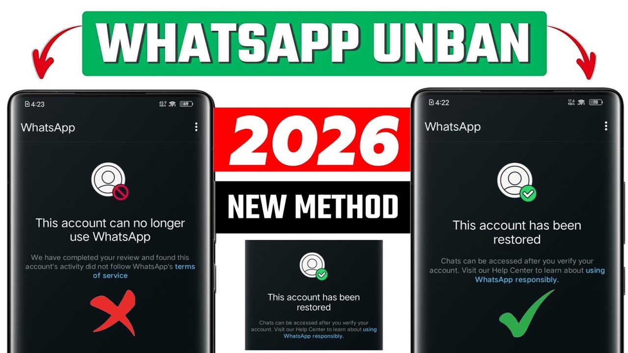 WhatsApp Ban Problem 2026 | This account can no longer use WhatsApp Problem New Solution 2025