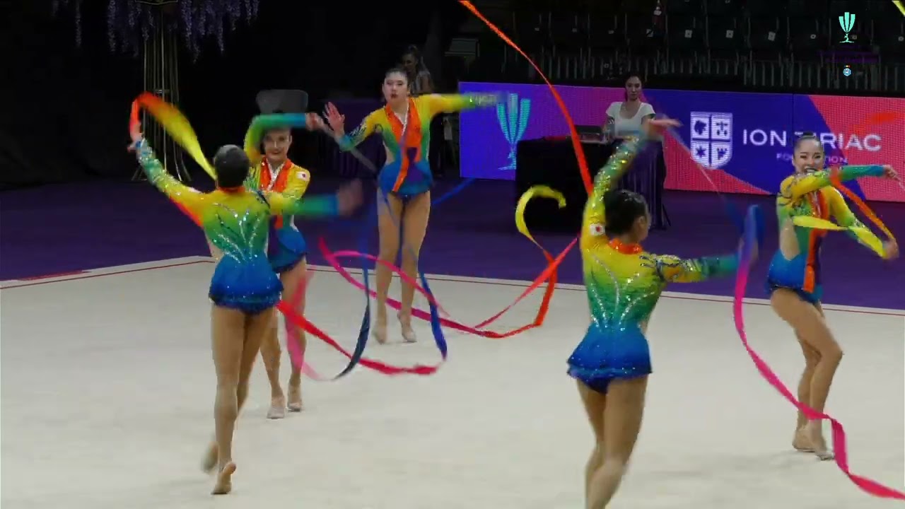 JPN  5ribbon Seniors  FIG RG WCCup Cluj Napoca 2025 JPN  INAKI Rinako, MIYOSHI Hatsune, NISHIMOTO Me