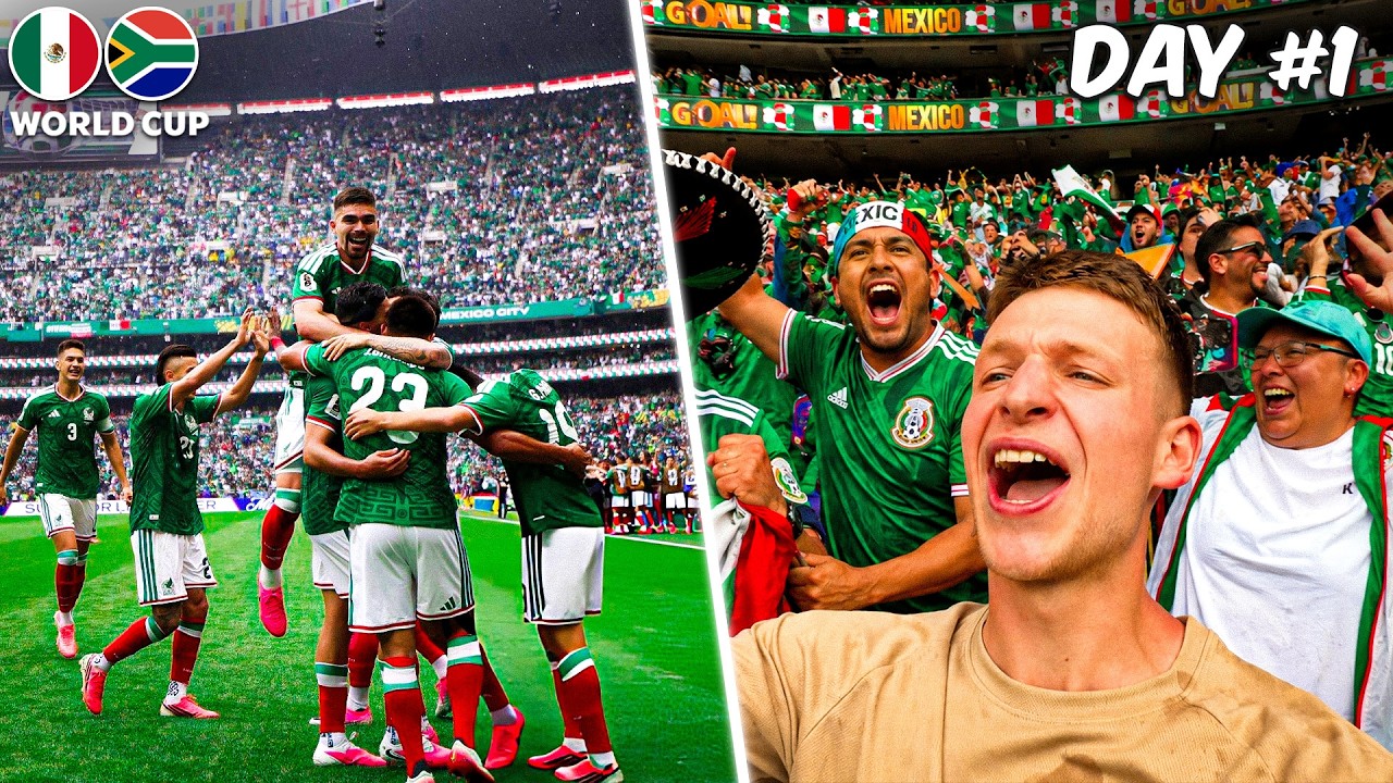 THE MOMENT MEXICO START the WORLD CUP vs SOUTH AFRICA