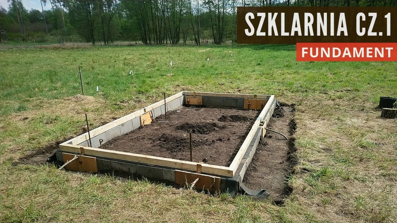 Budowa szklarni cz.1 - fundament | SZKLARNIA DIY krok po kroku zrób to sam