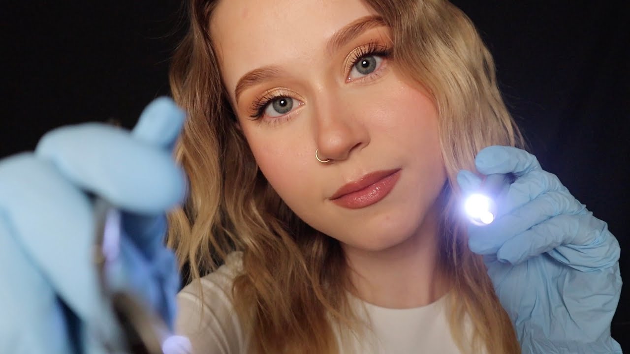 ASMR Relaxing Teeth Cleaning / Dentist Check-up