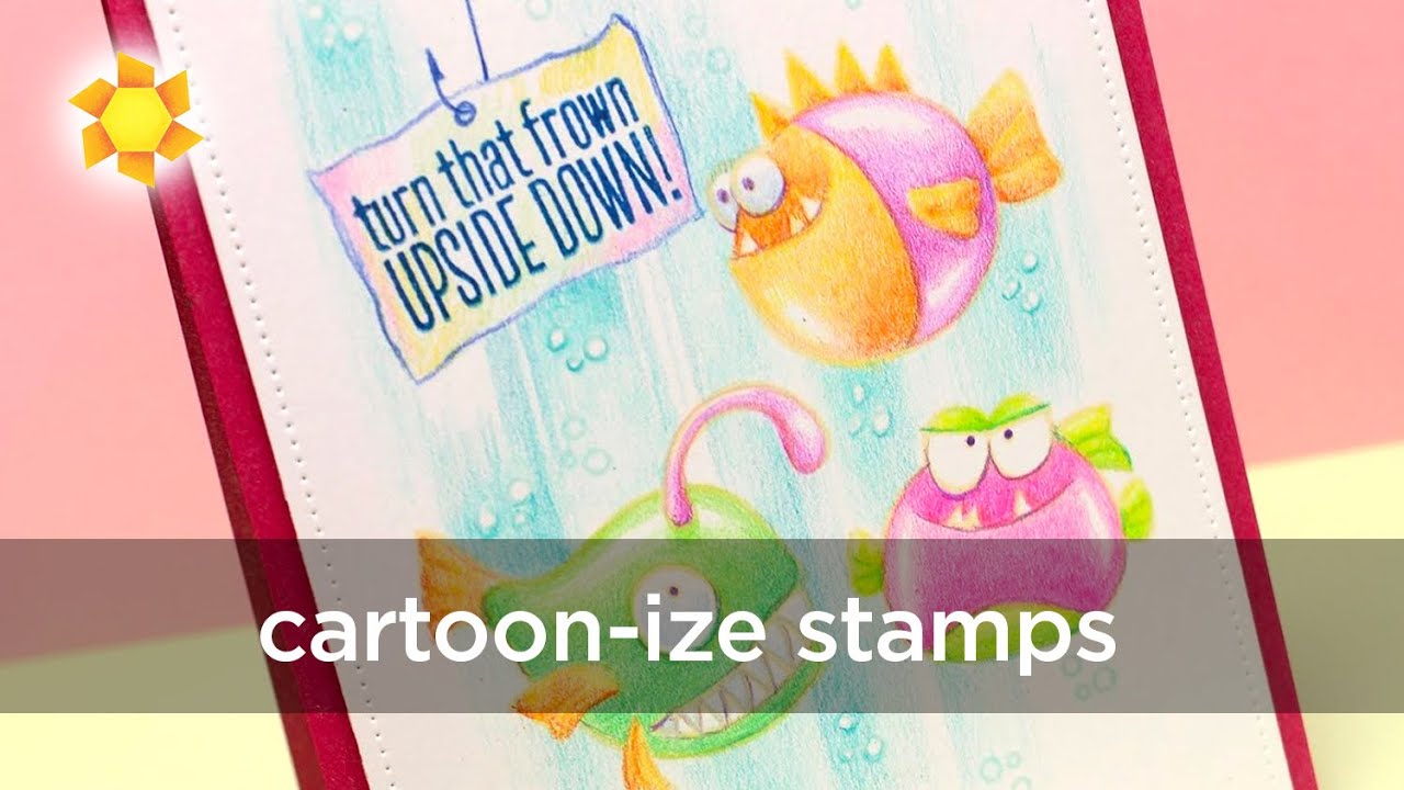 Cartoon-ize stamps by color choices