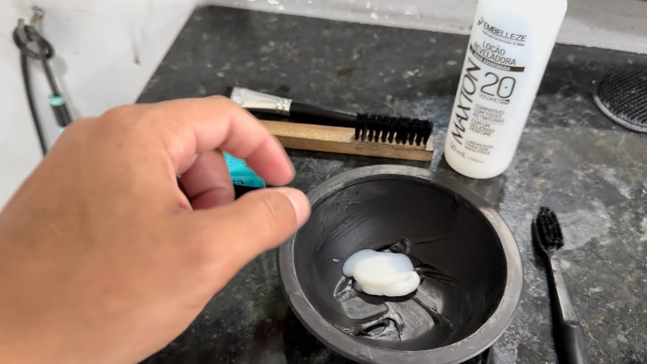 Como preparar a tinta para pigmentação 🎨🖌️