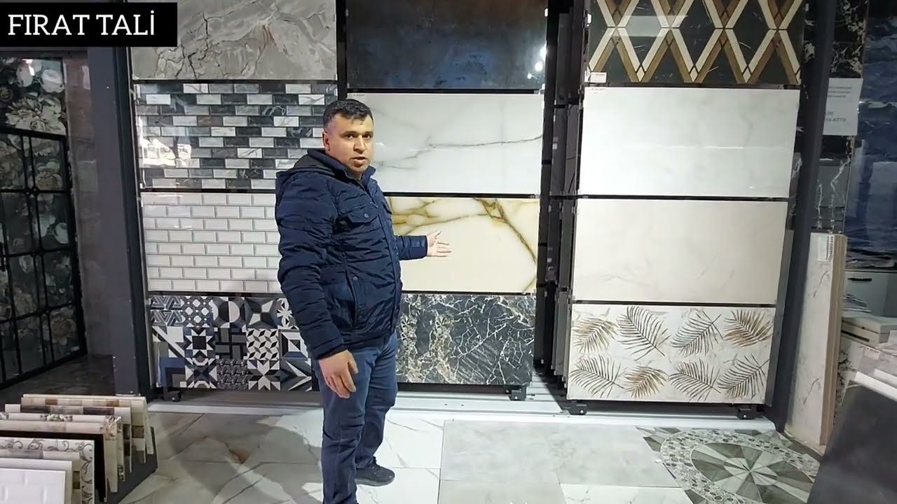 seramik ve fayans mağazasını gezdik