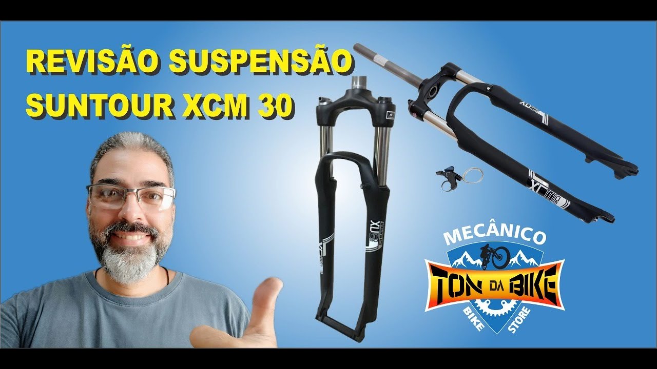 REVISÃO Completa Suspensão Suntour XCM30.