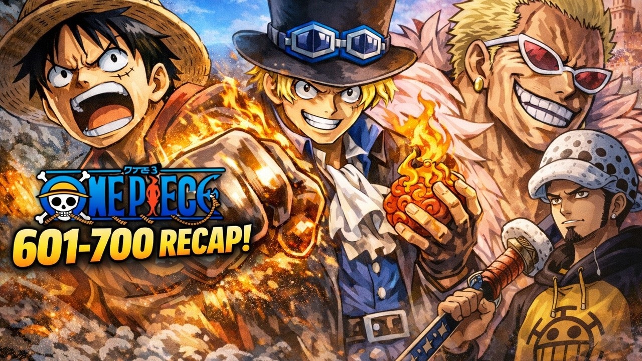 [PART 7: One Piece - Episodes 601-700] Punk Hazard Finale → Dressrosa Begins