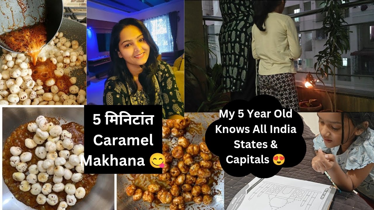 घरीच करा Healthy Jaggery Makhana | मुलांसाठी Perfect Snack Weight Loss Friendly Quick n Easy Recipe