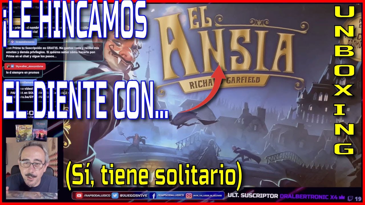 🧛🏻‍♂️ EL ANSIA 🧛🏻‍♂️ UNBOXING 2022 🩸 (Tiene SOLITARIO)