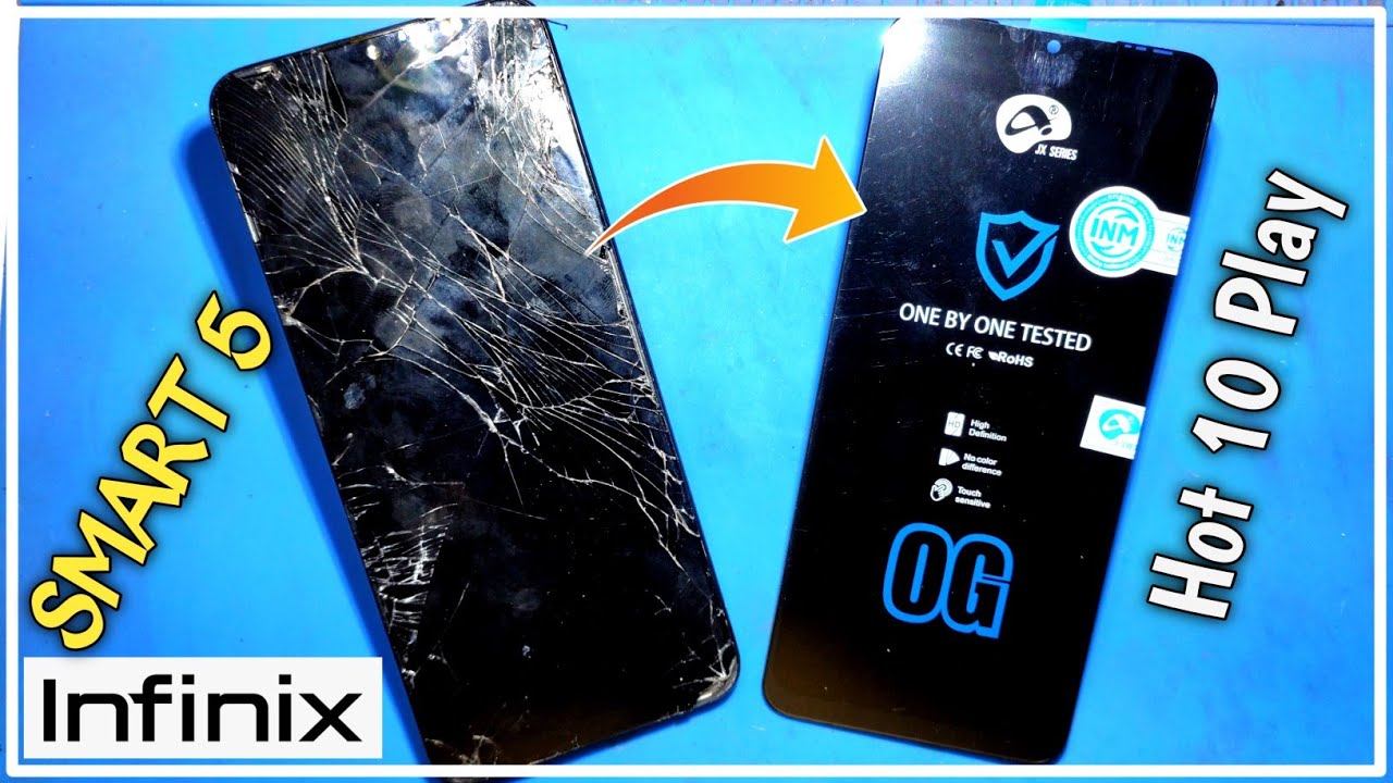 infinix smart 5 display change // infinix hot 10 play display change