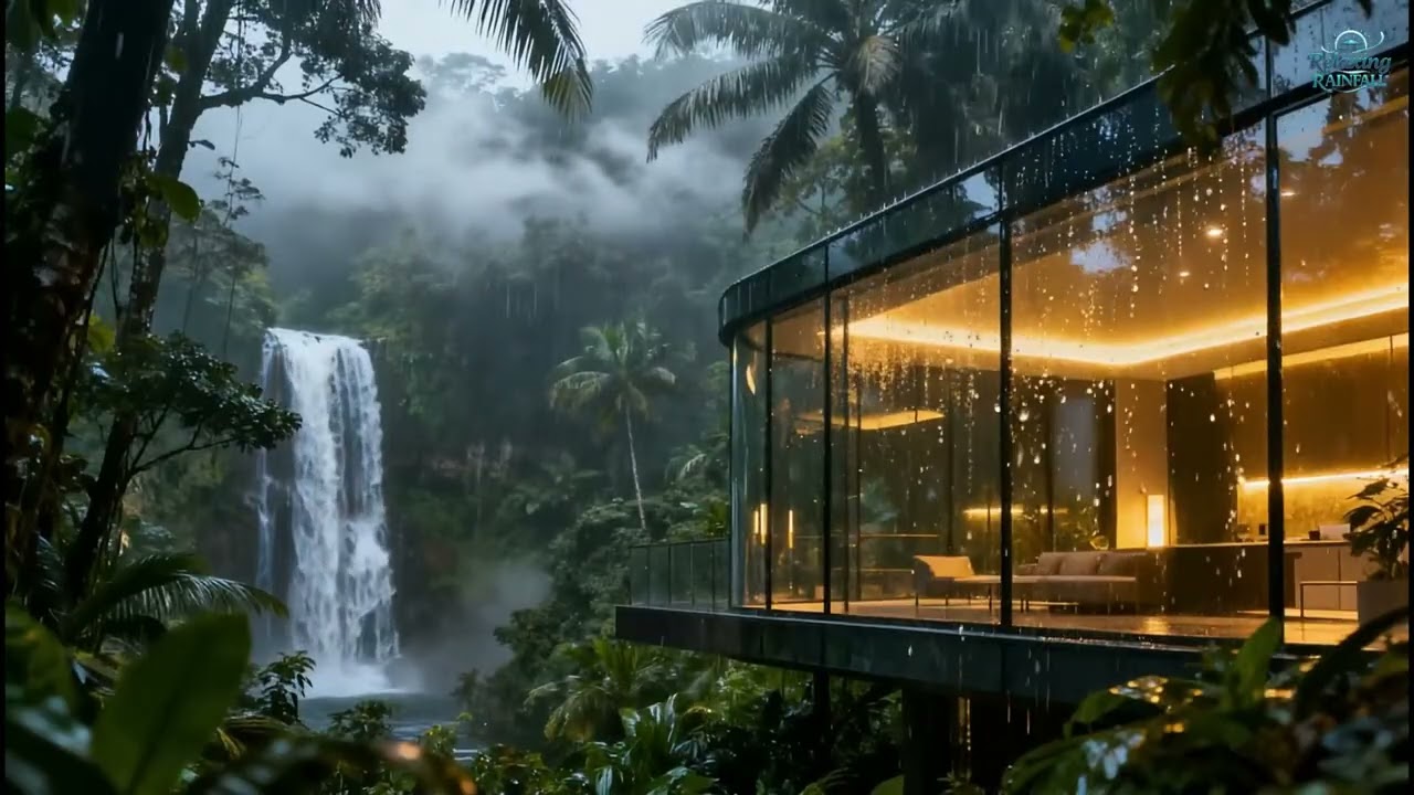Calm Rain Music for Sleep | 8 Hour Peaceful Forest Ambience with Soft Piano & Nature Sounds