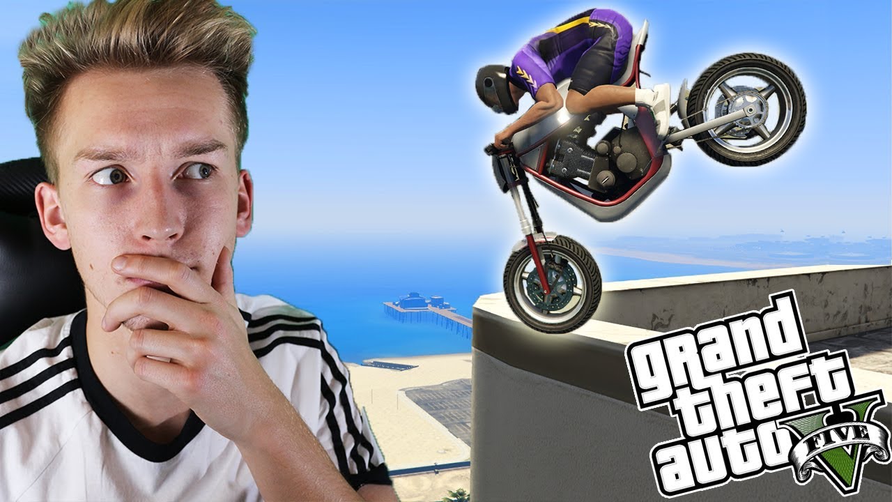 GTA V - STUNT CHALLENGE 3! 🏍️