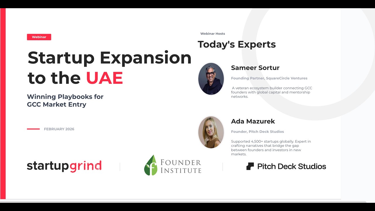 Startup Expansion to the UAE | Ada Mazurek and Sameer Sortur | 17-Feb-2026