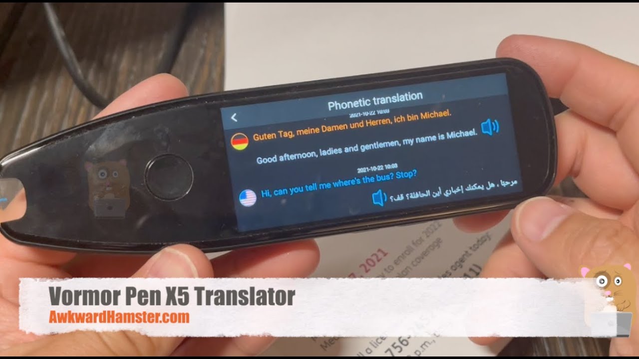 Vormor Pen X5 Translator Review