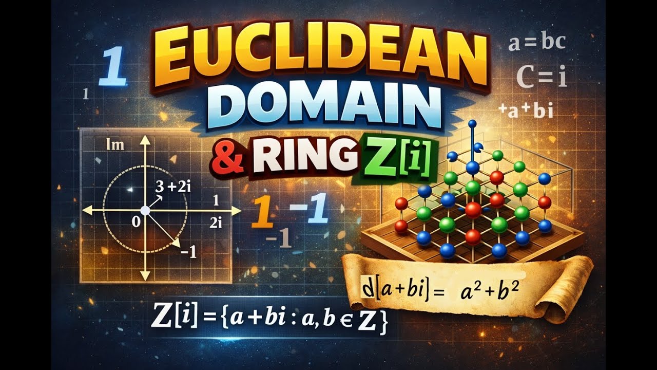 Euclidean Domains and the Ring ℤ[i] (Gaussian Integers)
