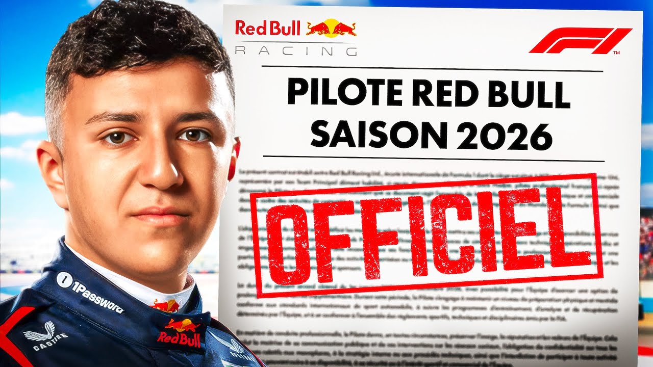 ISACK HADJAR REJOINT REDBULL EN 2026