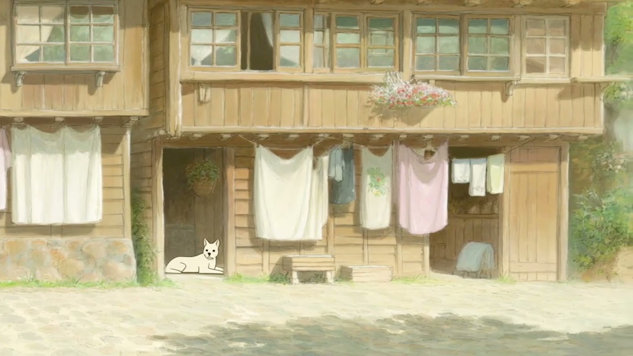 Grandfather's Bicycle part 2#animation#Ghibli Inspired