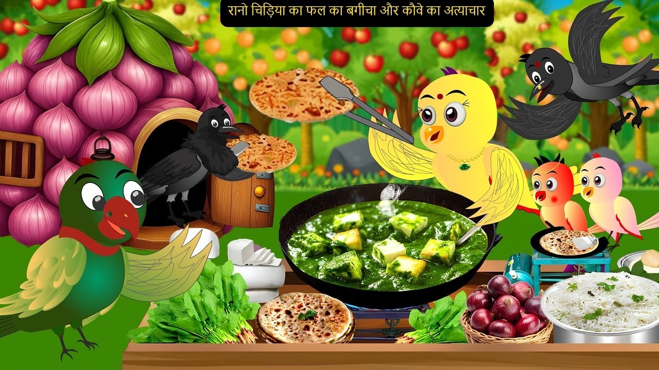 03-16-2026|Rano Chidiya Wala Cartoon|Rano Chidiya Ki Kahani|New Chidiya Aur Kauwa Kahani|हिंदी कहानी