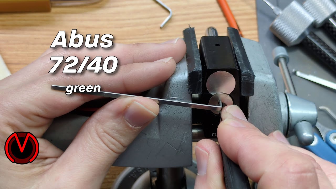 Abus 72/40 - pick, no gut - green