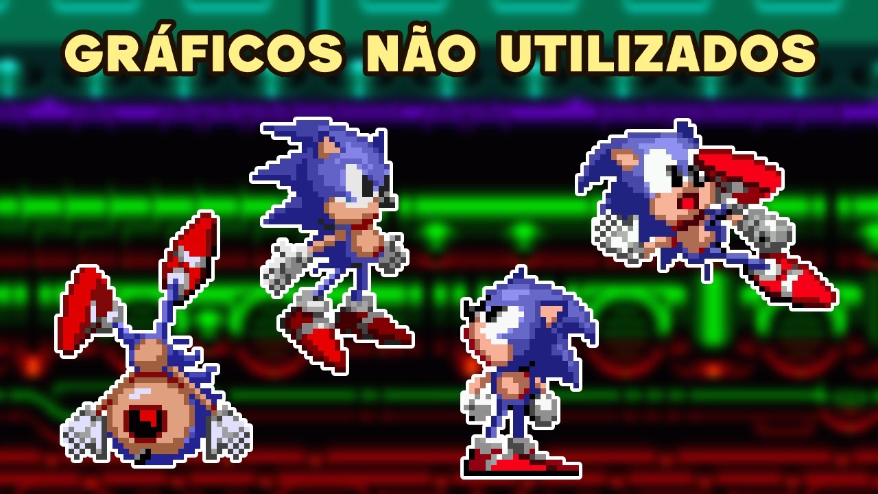 Conteúdos NÃO UTLIZADOS de Sonic CD - Segredos e Mistérios