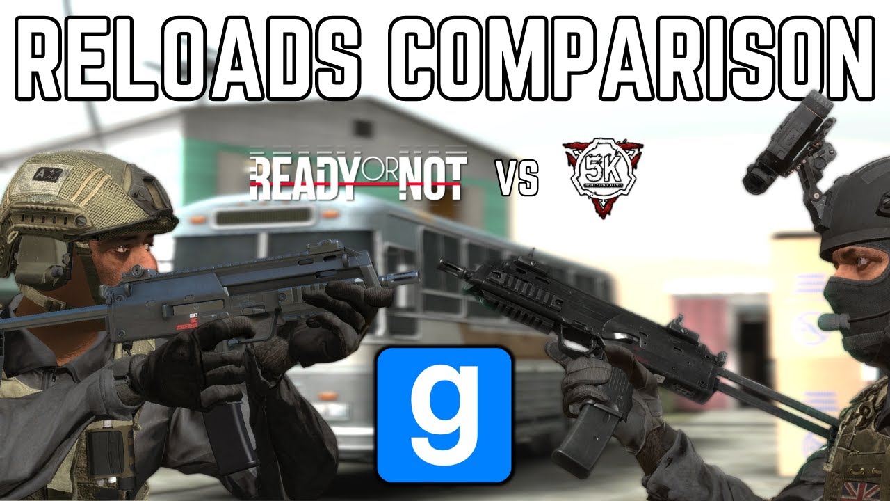ARC9 Ready or Not vs ARC9 SCP 5K - Reload Animations Comparison (Garry's Mod)