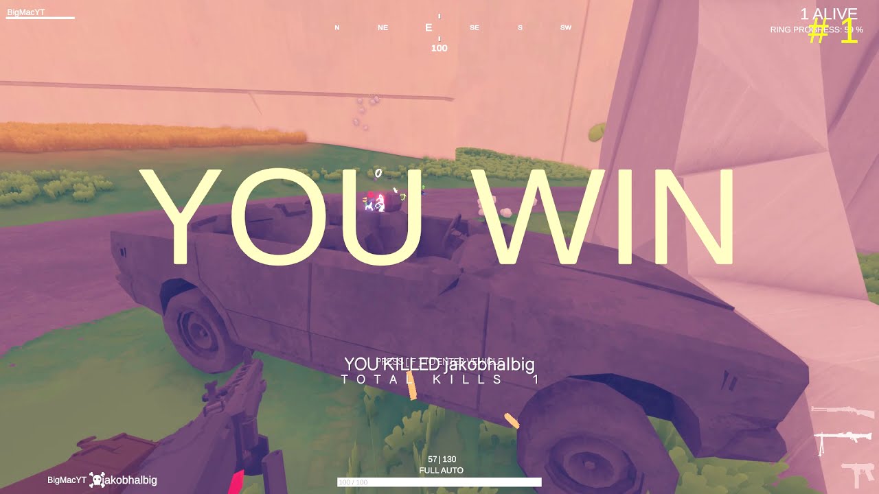 TABG EPIC PHYSICS EPIC WINS| Totally accurate battle grounds.