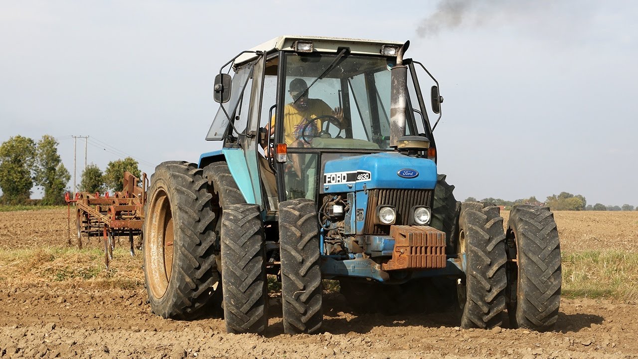 Лучший трёхцилиндровый Ford? | Классический Ford 4630 1992 года на сдвоенных колёсах с пружинами ...