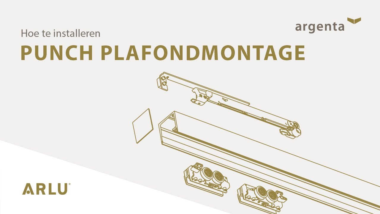 punch plafondbevestiging: installatievideo (Dutch version)