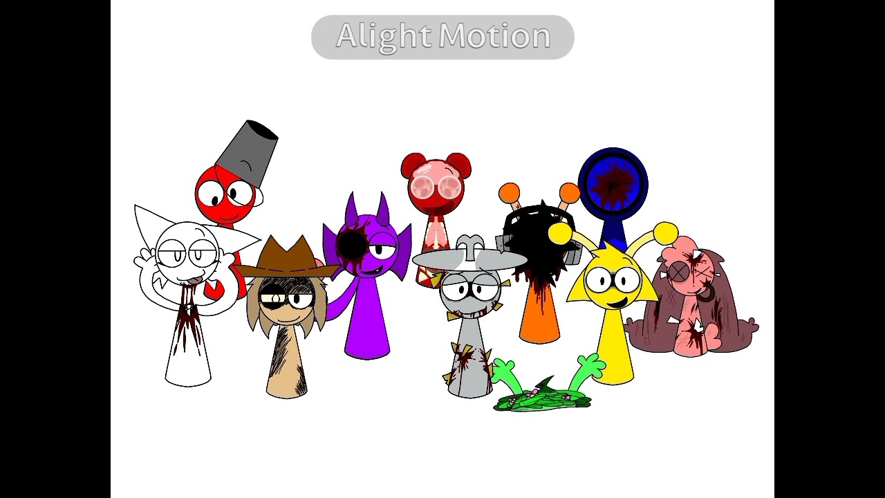 Dumb Ways To Die (Happy Tree Friends) but sprunki (With my OC)