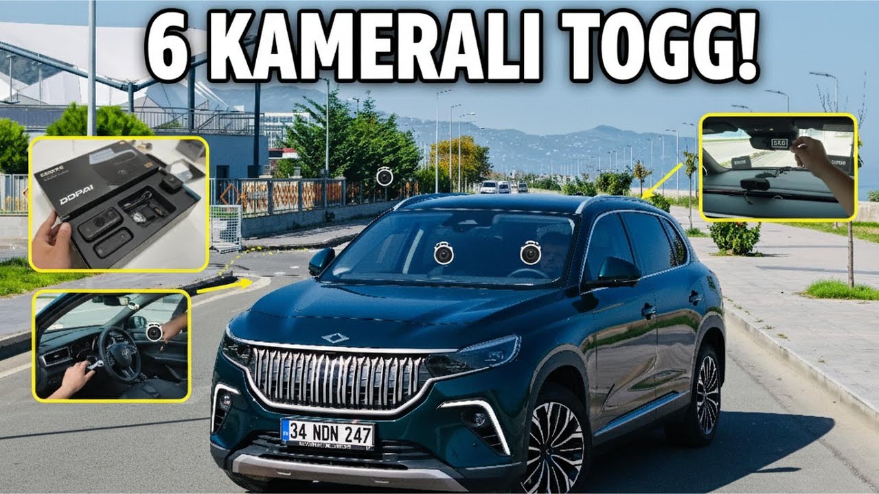6 KAMERALI TOGG / Araç Kamerası Kutu Açılışı / Montaj / Öneriler