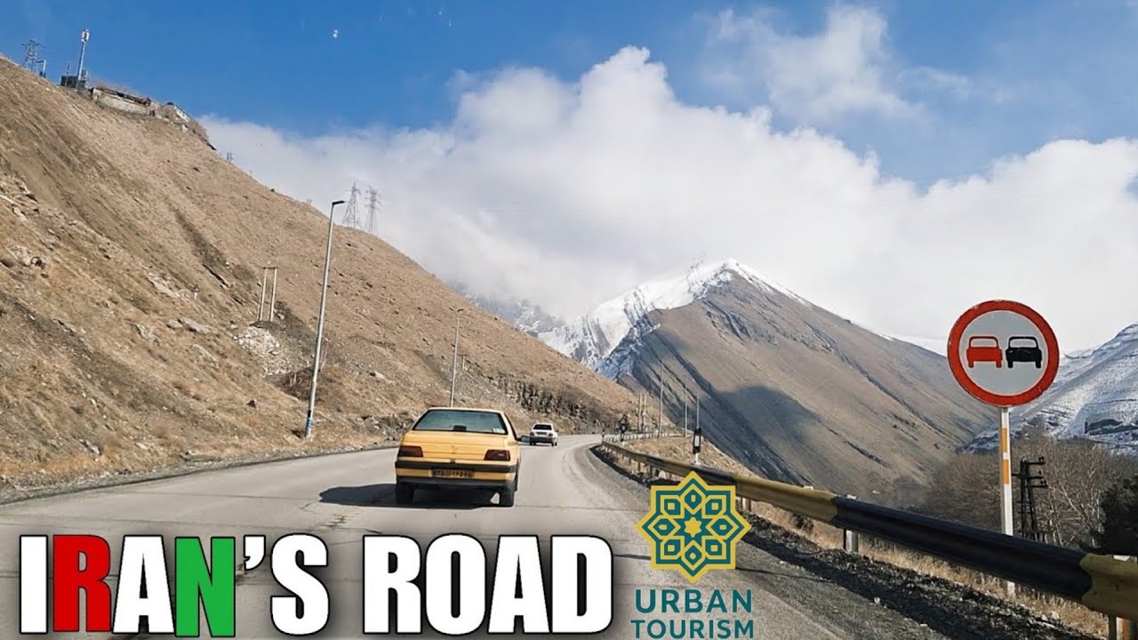Winter Drive on Chalus Road | Iran’s Most Scenic Mountain Escape