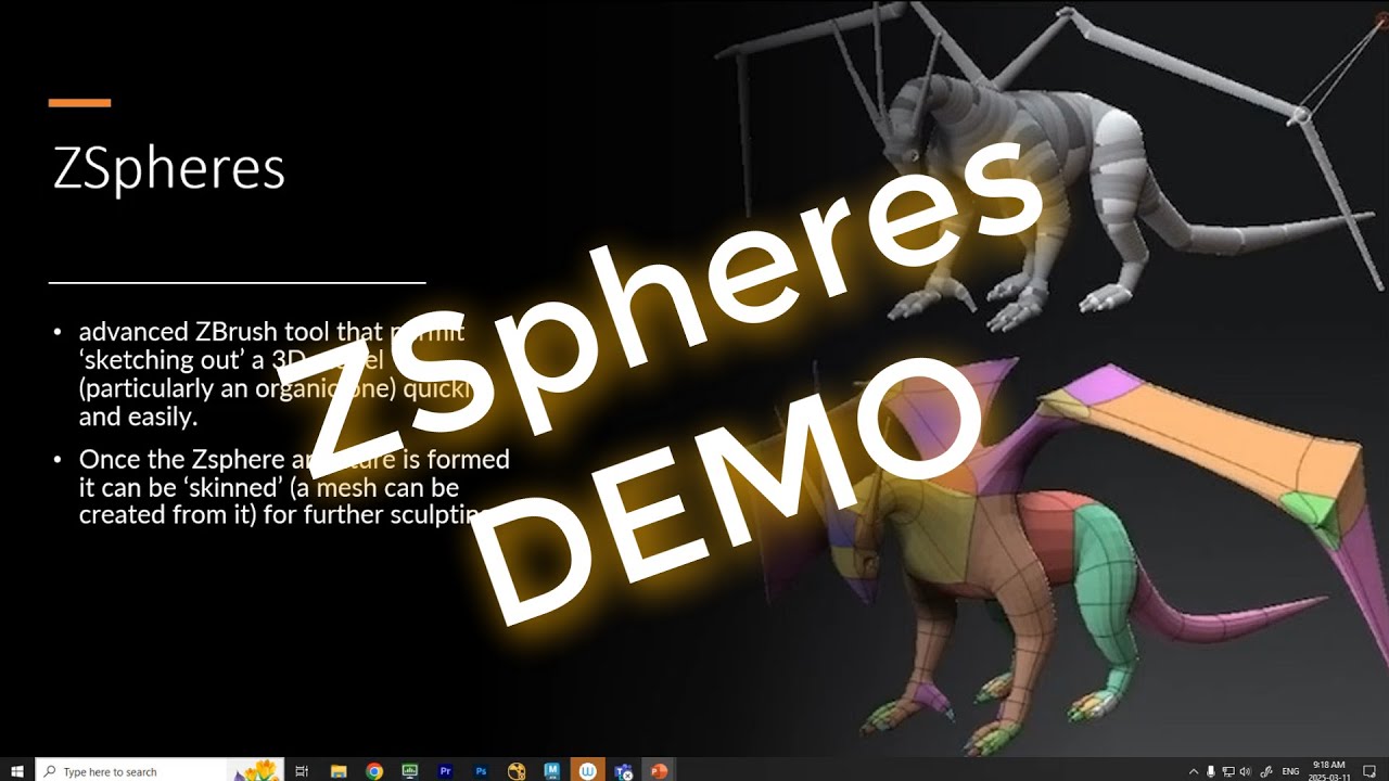 Chapter 04 Using ZSpheres in ZBrush