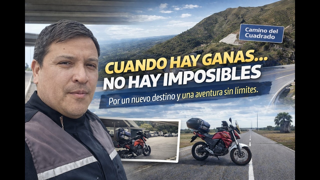 Cordoba en moto / CAP. 01 /  desde CABA a la Falda , Camino del Cuadrado