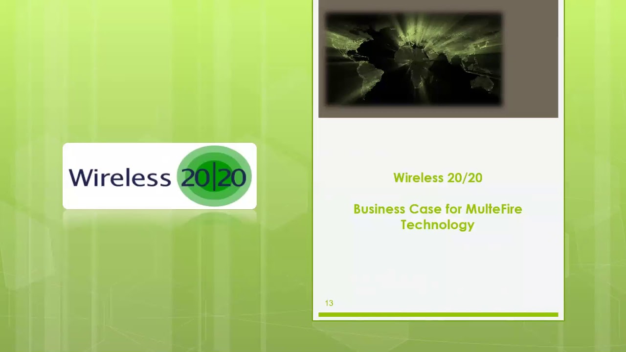 MulteFire webinar: The Business Case for MulteFire Technology: An Economic Analysis of Two Use Cases