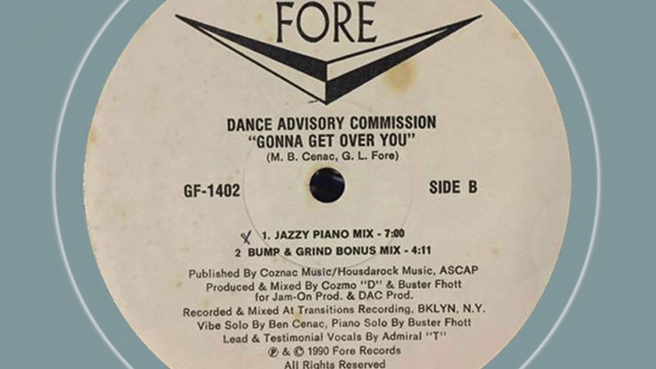 Dance Advisory Commission - Gonna Get Over You (Jazzy Piano Mix)
