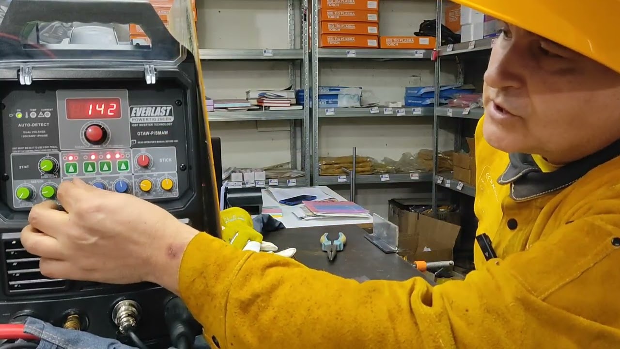 Everlast powertig 200 DV DC test 
