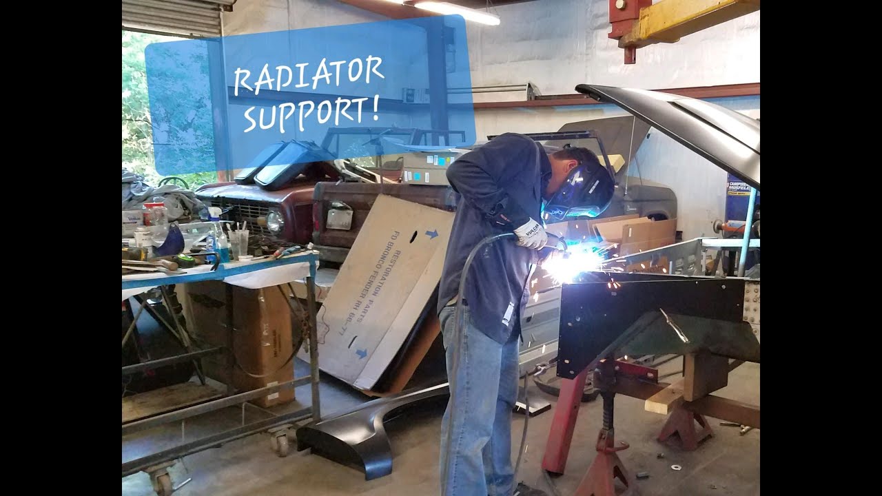 Radiator Support Install - 1966 Ford Bronco Restoration Project