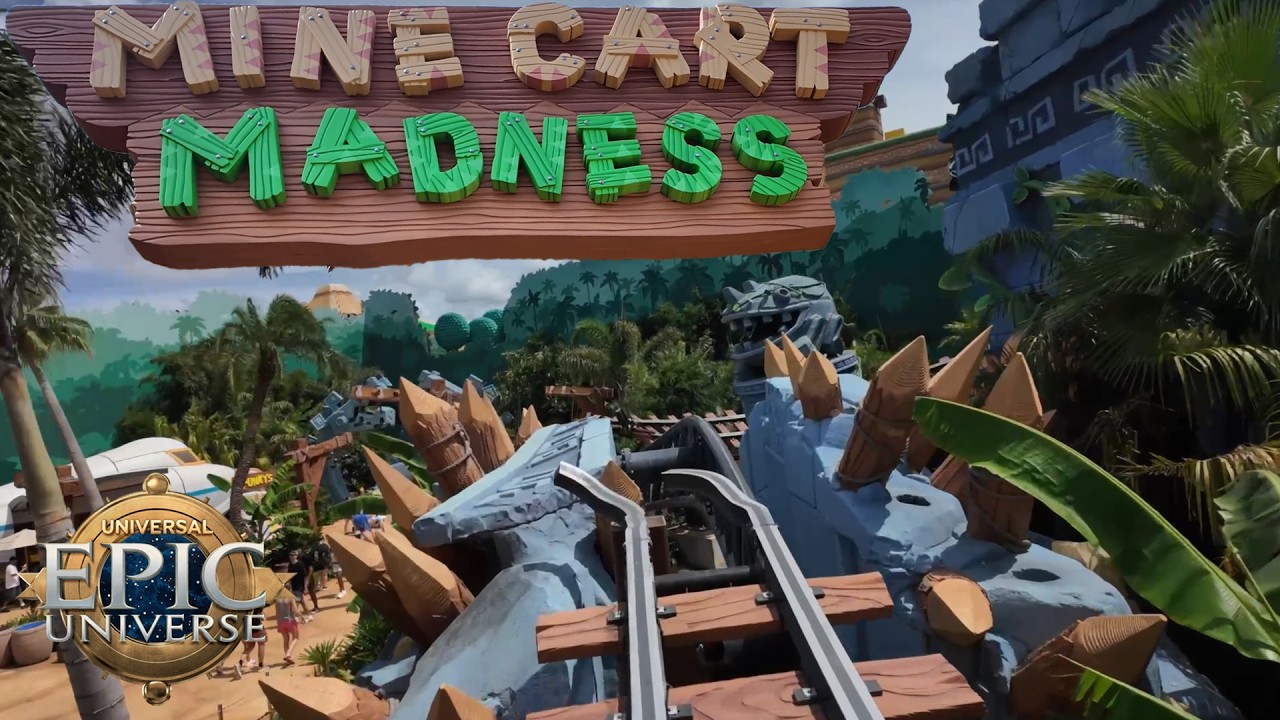Mine Cart Madness FULL Ride | Donkey Kong Coaster (Epic Universe 2025 POV)