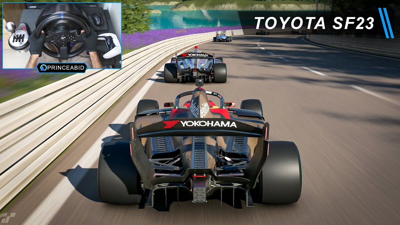 Super Formula Toyota SF23 on Circuit de Sainte-Croix | Gran Turismo 7 | PS5 Gameplay
