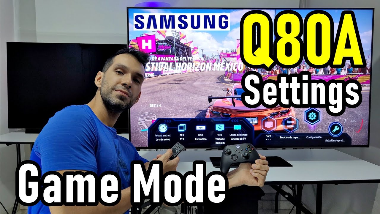 Samsung Q80A: Настройки Игровой режим HDR и SDR - Smart TV 4K