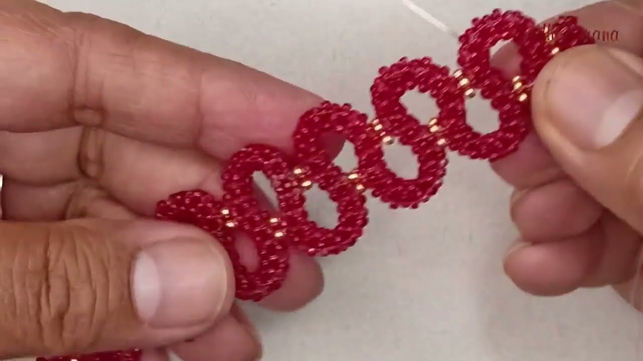 Serpentine Sway Bracelet/Jewelry making with Seed beads only/Tutorial Step-by-step Diy