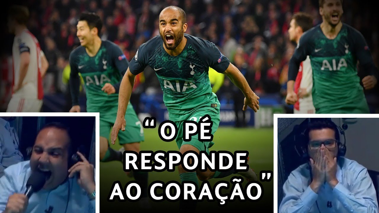 INACREDITÁVEL! JORGE IGGOR NARRA VIRADA DO TOTTENHAM COM HAT-TRICK DE LUCAS MOURA