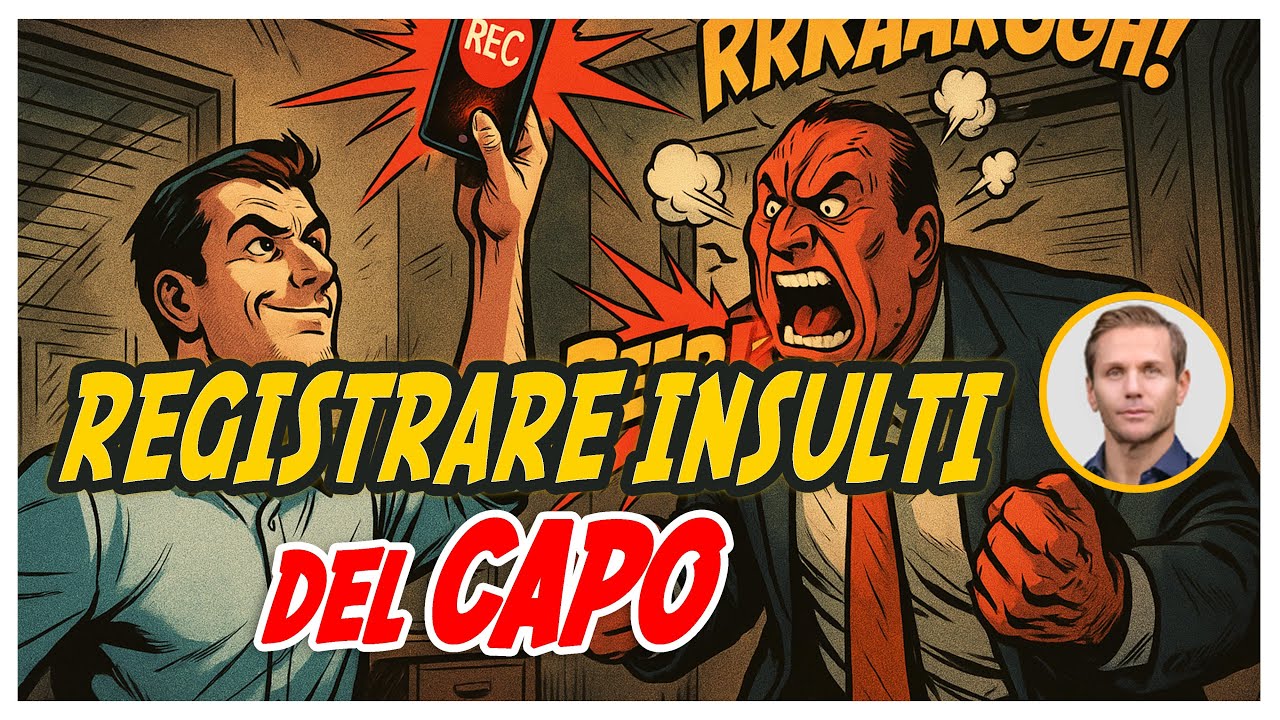 Posso REGISTRARE il mio DATORE se mi insulta o minaccia? | Avv. Angelo Greco