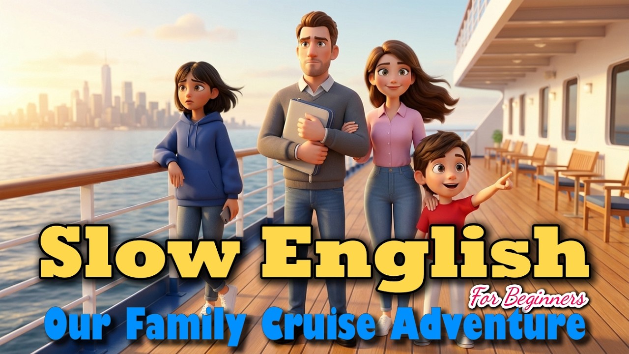 Days of My Family - 🛳️ Our Family Cruise Adventure | Slow English For Beginners (A1 Level)